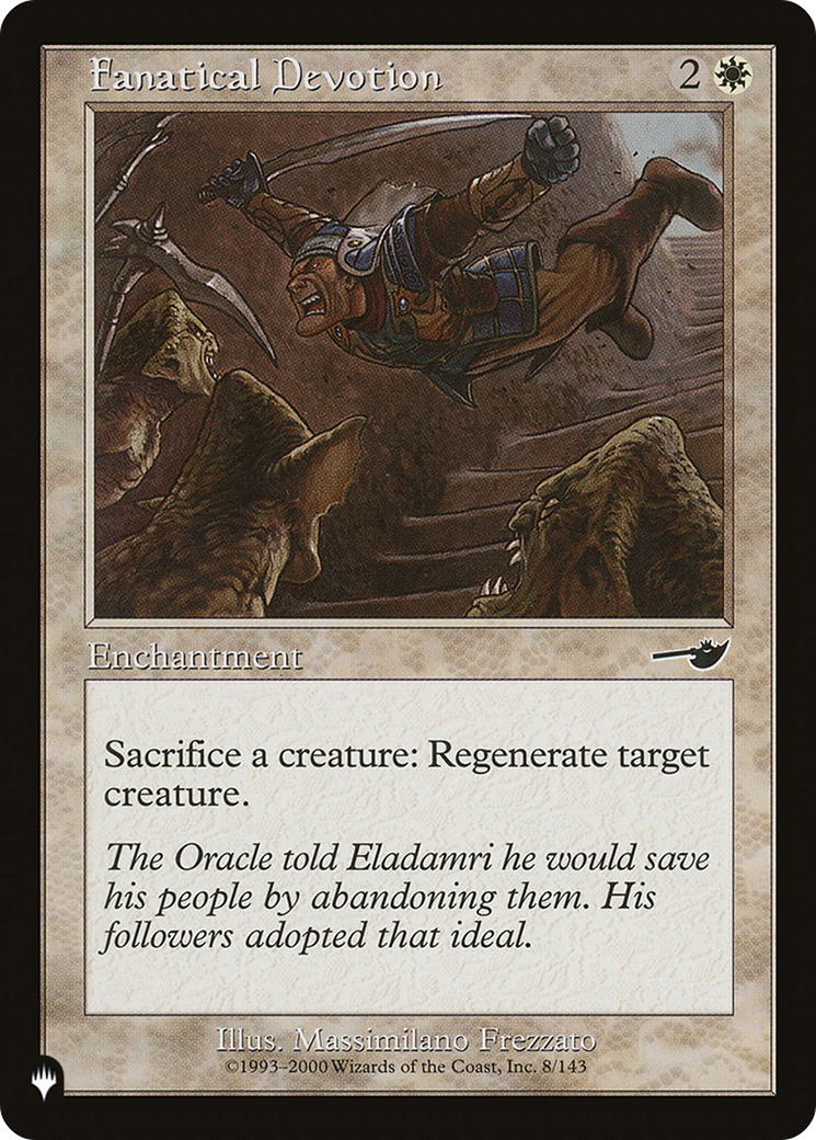 Fanatical Devotion [The List] | The Time Vault CA