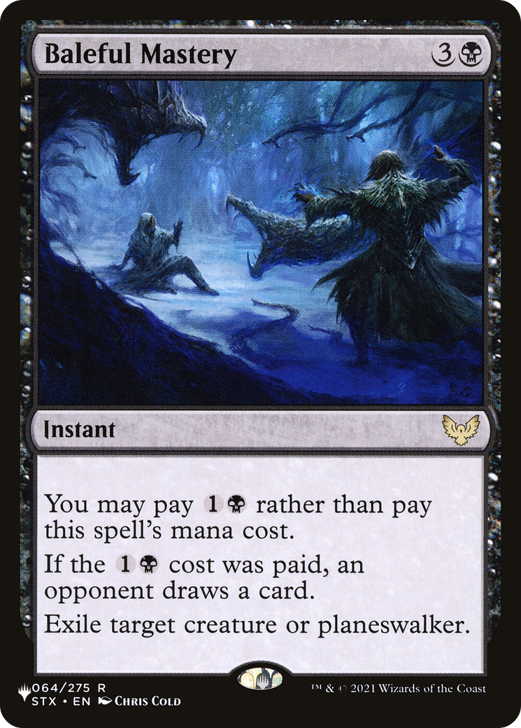 Baleful Mastery [The List] | The Time Vault CA