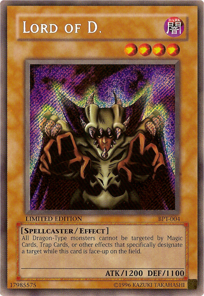 Lord of D. [BPT-004] Secret Rare | The Time Vault CA