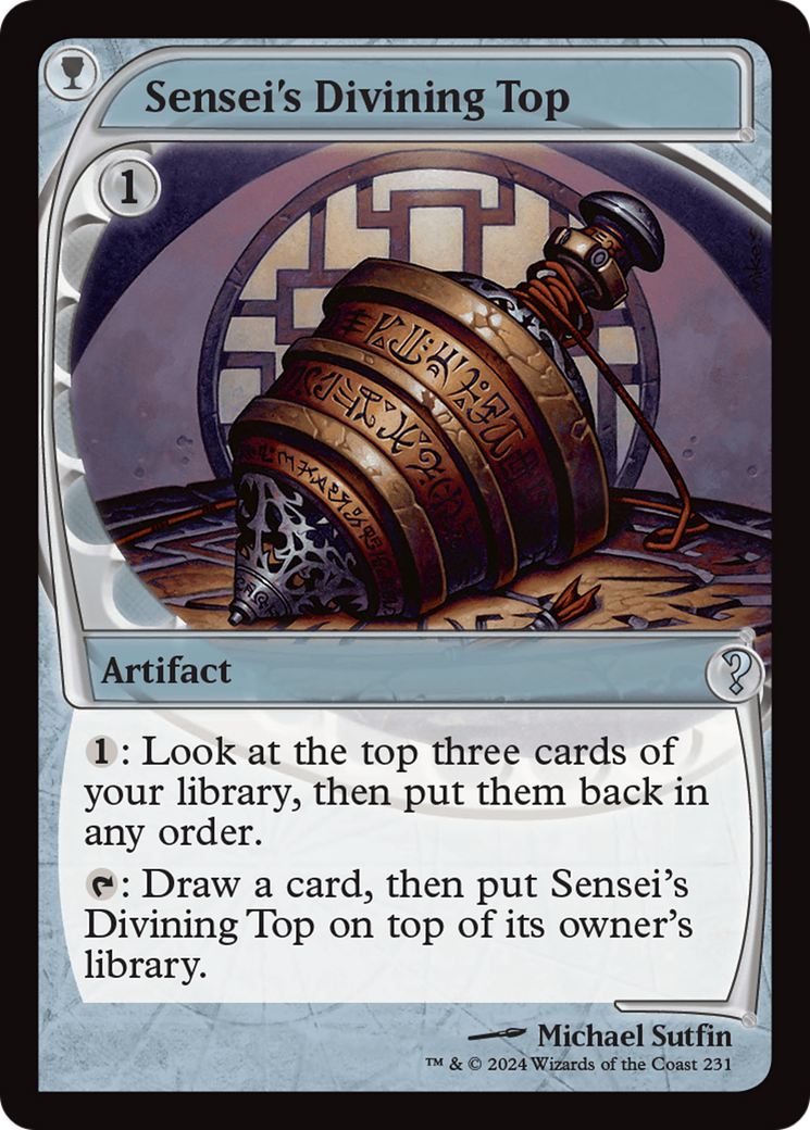 Sensei's Divining Top (Future Sight) [Mystery Booster 2] | The Time Vault CA