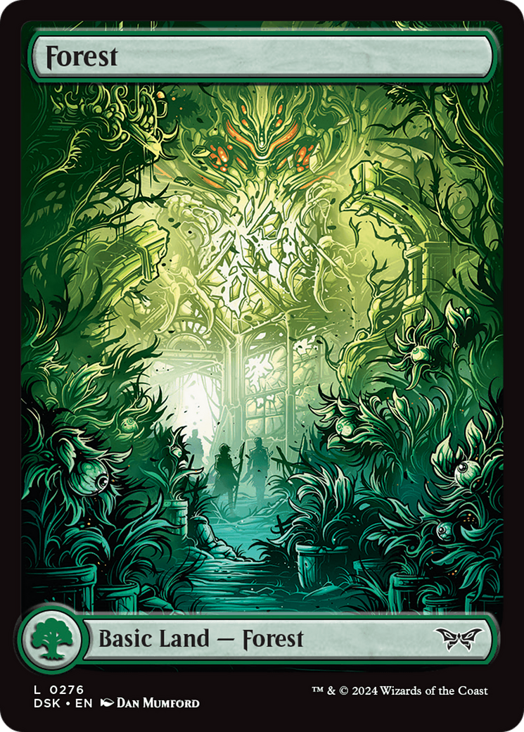 Forest (276) - Full Art [Duskmourn: House of Horror] | The Time Vault CA