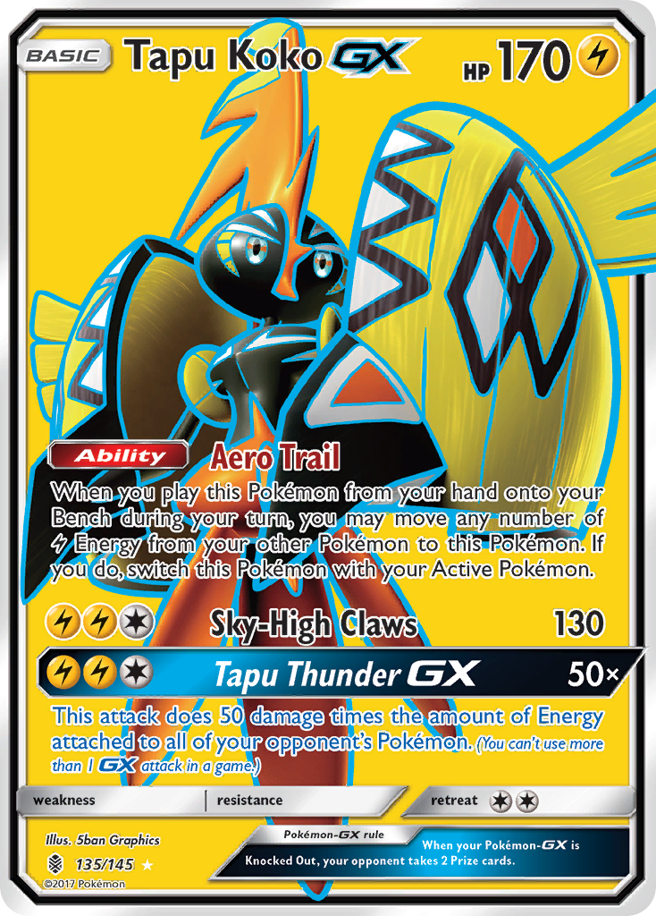 Tapu Koko GX (135/145) [Sun & Moon: Guardians Rising] | The Time Vault CA