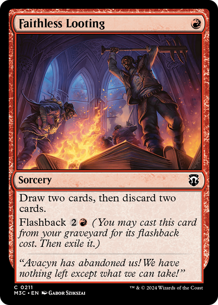 Faithless Looting [Modern Horizons 3 Commander] | The Time Vault CA