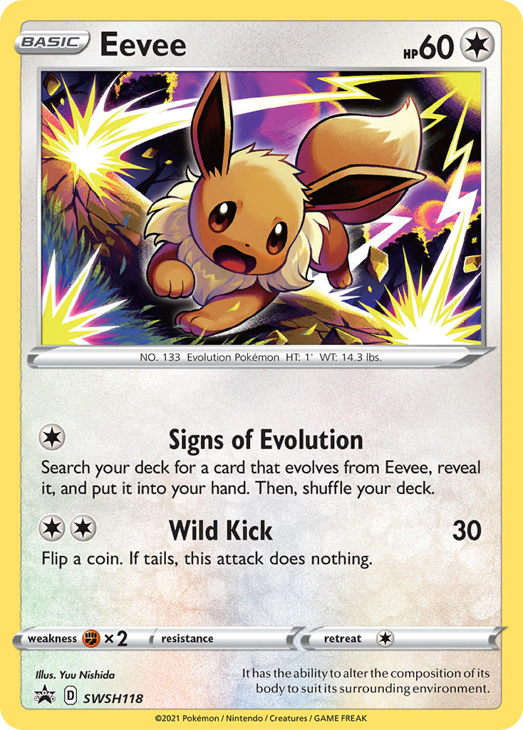 Eevee (SWSH118) [Sword & Shield: Black Star Promos] | The Time Vault CA