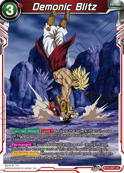 Demonic Blitz (BT15-027) [Saiyan Showdown] | The Time Vault CA