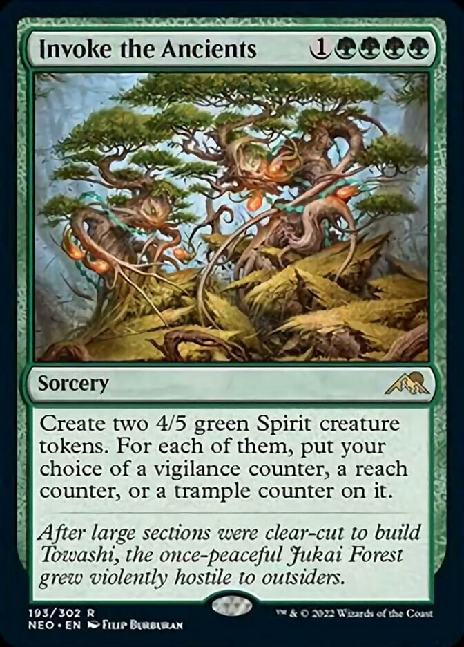 Invoke the Ancients [Kamigawa: Neon Dynasty] | The Time Vault CA