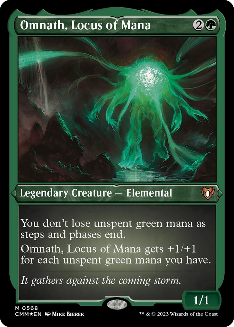 Omnath, Locus of Mana (Foil Etched) [Commander Masters] | The Time Vault CA