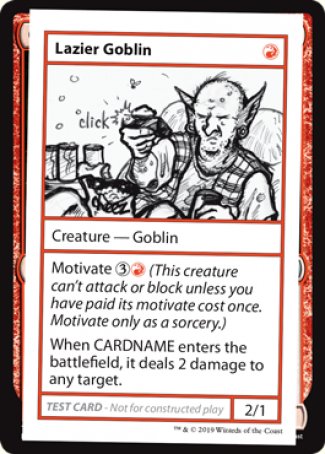 Lazier Goblin (2021 Edition) [Mystery Booster Playtest Cards] | The Time Vault CA