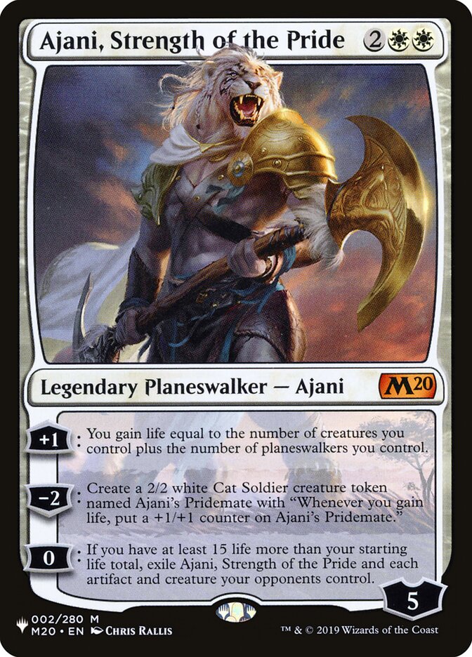 Ajani, Strength of the Pride [The List] | The Time Vault CA