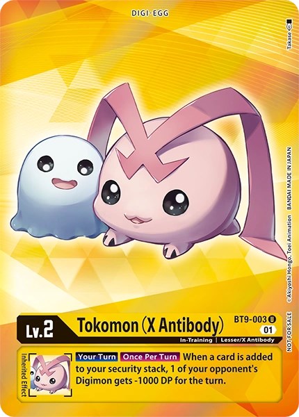 Tokomon (X Antibody) [BT9-003] (Alternative Art - Box Topper) [X Record] | The Time Vault CA