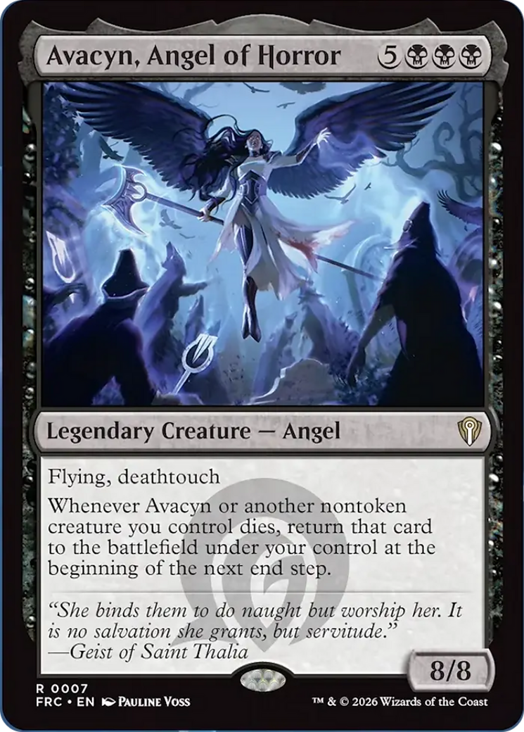 Avacyn, Angel of Horror [Reality Fracture Commander] | The Time Vault CA
