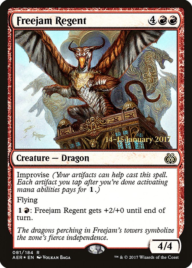 Freejam Regent [Aether Revolt Prerelease Promos] | The Time Vault CA