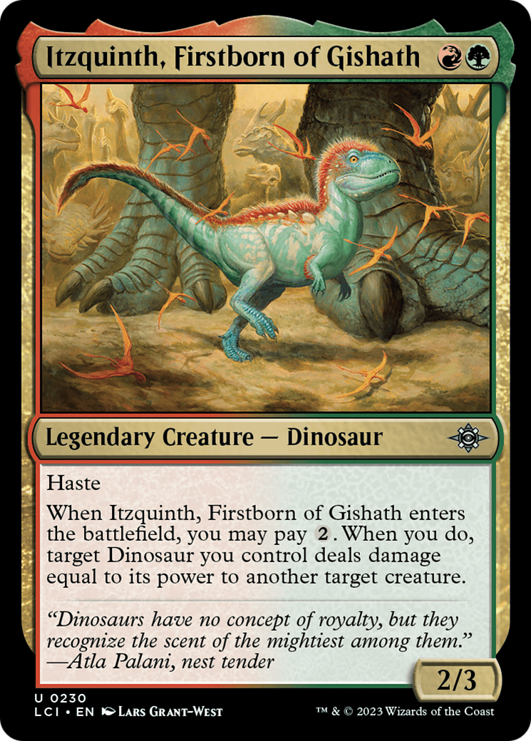 Itzquinth, Firstborn of Gishath [The Lost Caverns of Ixalan] | The Time Vault CA