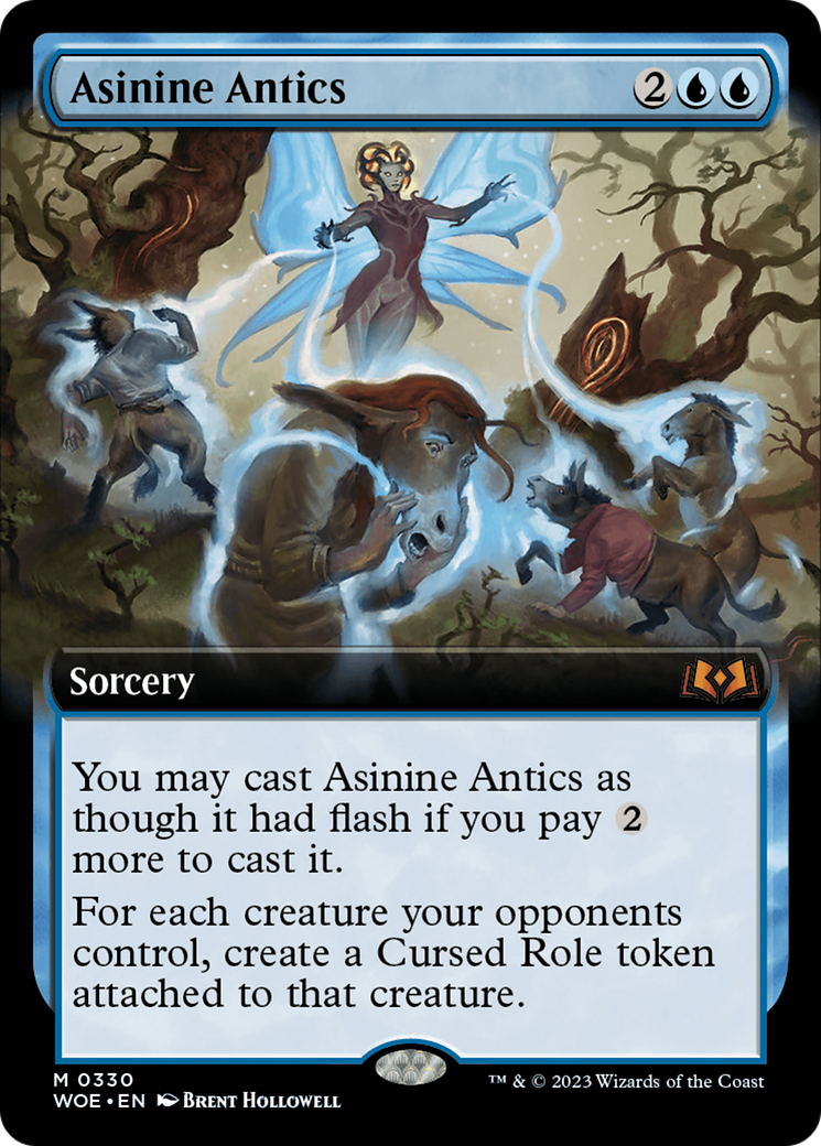 Asinine Antics (Extended Art) [Wilds of Eldraine] | The Time Vault CA