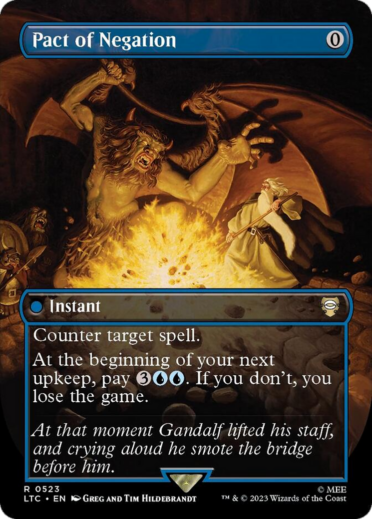 Pact of Negation (Borderless) [The Lord of the Rings: Tales of Middle-Earth Commander] | The Time Vault CA