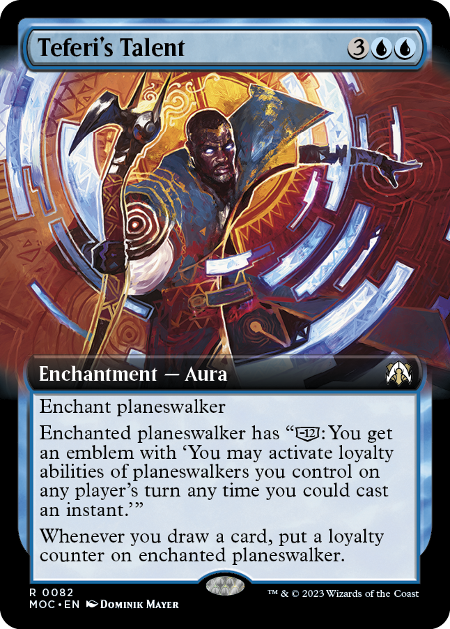 Teferi's Talent (Extended Art) [March of the Machine Commander] | The Time Vault CA
