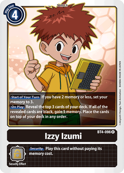 Izzy Izumi [BT4-096] [Great Legend] | The Time Vault CA