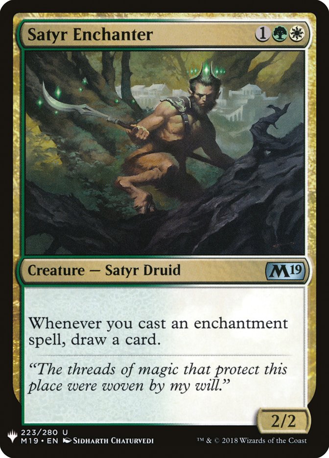 Satyr Enchanter [Mystery Booster] | The Time Vault CA