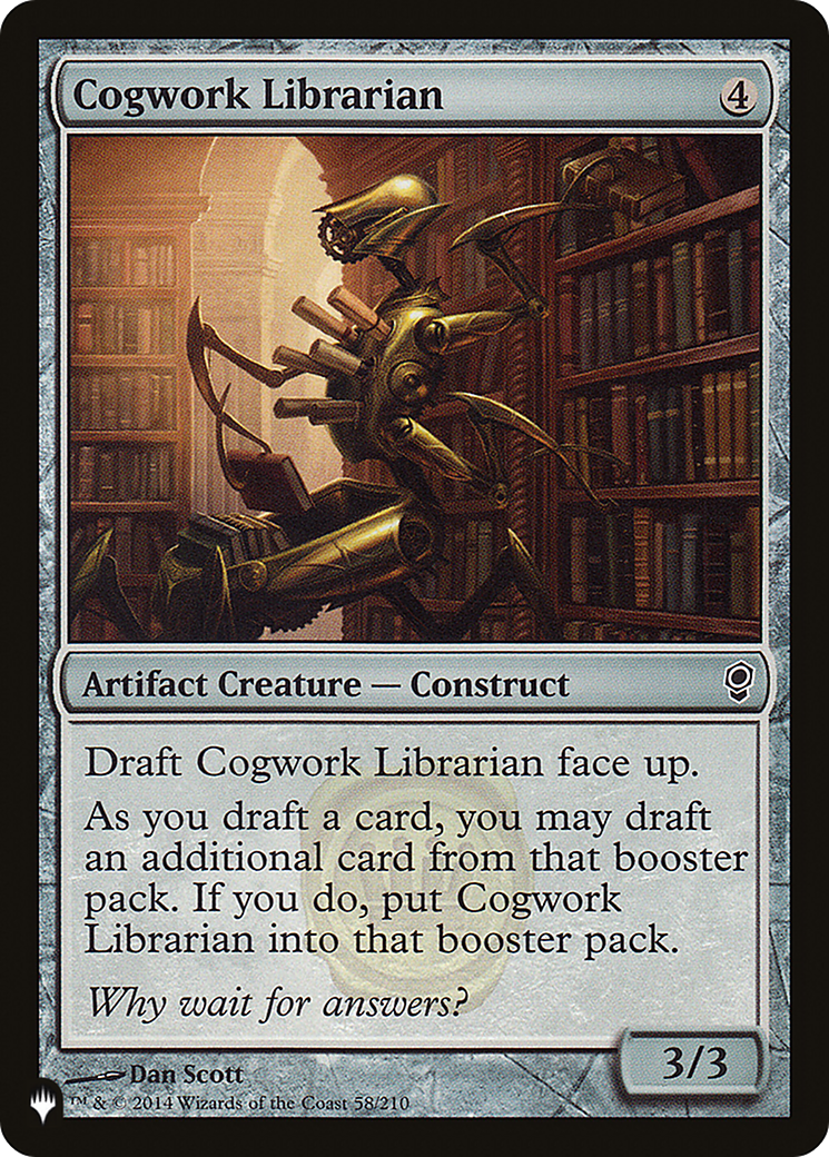 Cogwork Librarian [The List] | The Time Vault CA