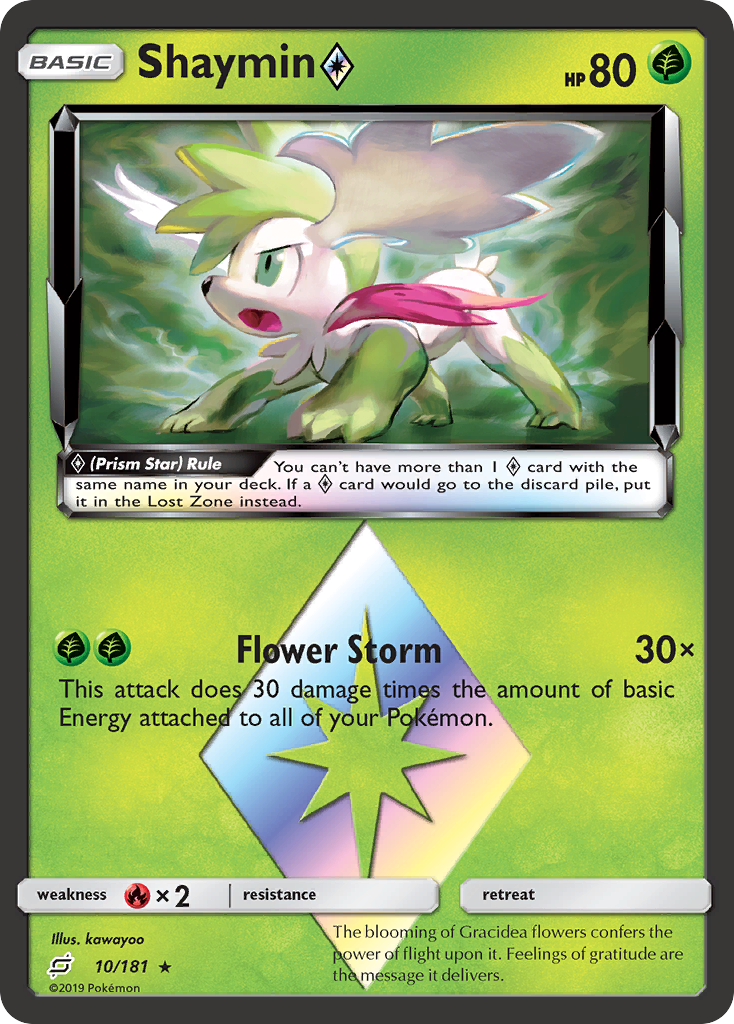 Shaymin (10/181) (Prism Star) [Sun & Moon: Team Up] | The Time Vault CA