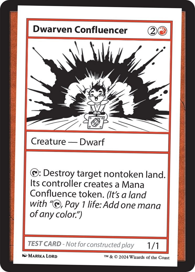 Dwarven Confluencer [Mystery Booster 2 Playtest Cards] | The Time Vault CA