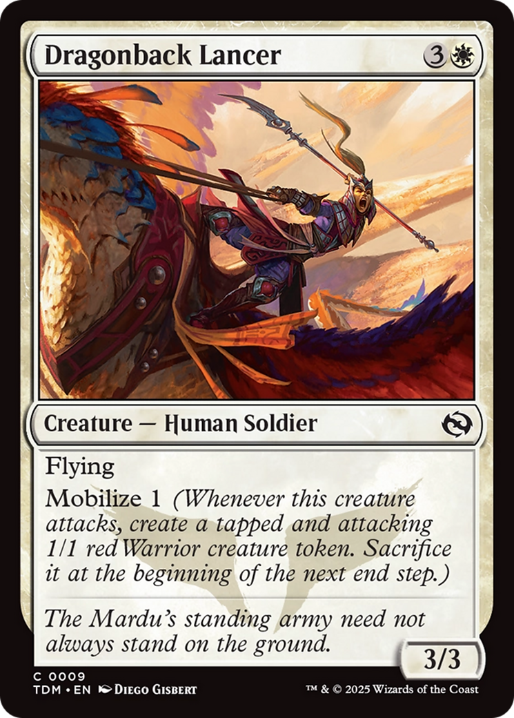 Dragonback Lancer [Tarkir: Dragonstorm] | The Time Vault CA