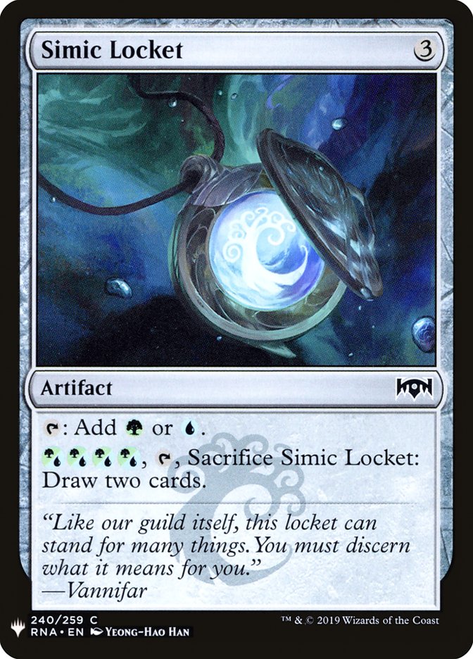 Simic Locket [Mystery Booster] | The Time Vault CA