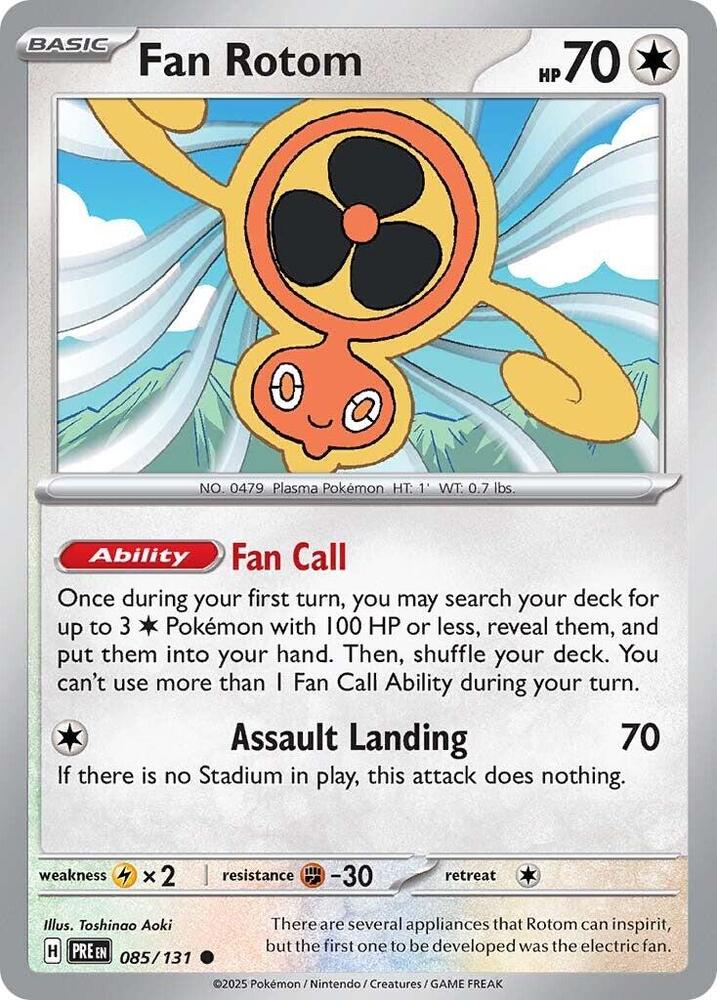 Fan Rotom (085/131) [Scarlet & Violet: Prismatic Evolutions] | The Time Vault CA