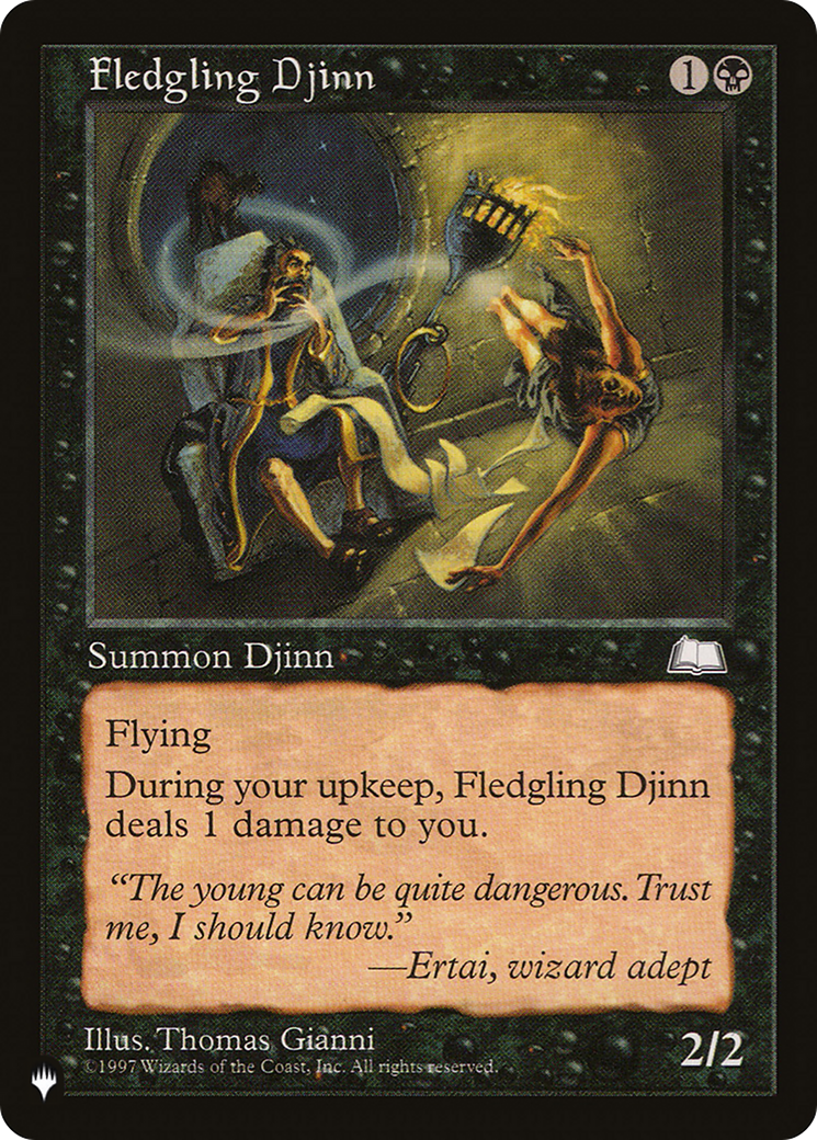 Fledgling Djinn [The List] | The Time Vault CA