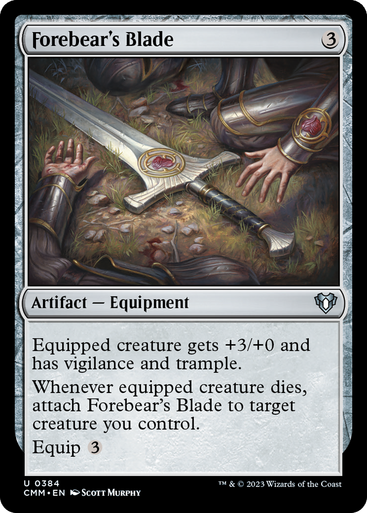 Forebear's Blade [Commander Masters] | The Time Vault CA