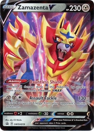 Zamazenta V (SWSH019) [Sword & Shield: Black Star Promos] | The Time Vault CA