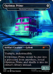 Darksteel Colossus - Optimus Prime (Borderless) [Secret Lair Drop Series] | The Time Vault CA