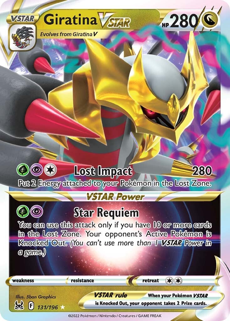 Giratina VSTAR (131/196) (Jumbo Card) [Sword & Shield: Lost Origin] | The Time Vault CA