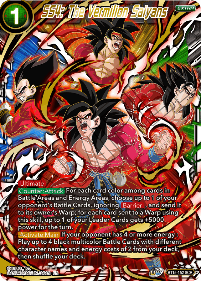 SS4: The Vermilion Saiyans (BT15-152) [Saiyan Showdown] | The Time Vault CA