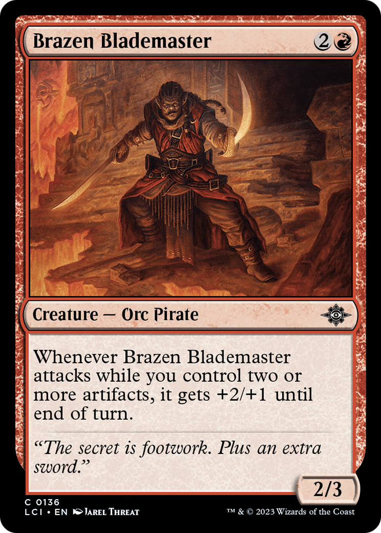 Brazen Blademaster [The Lost Caverns of Ixalan] | The Time Vault CA