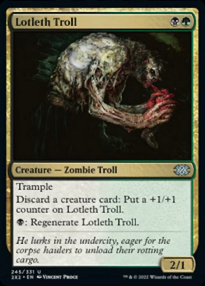 Lotleth Troll [Double Masters 2022] | The Time Vault CA