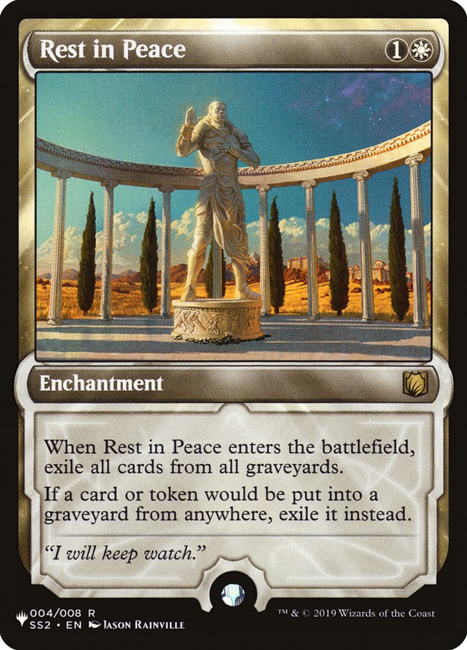 Rest in Peace [The List] | The Time Vault CA