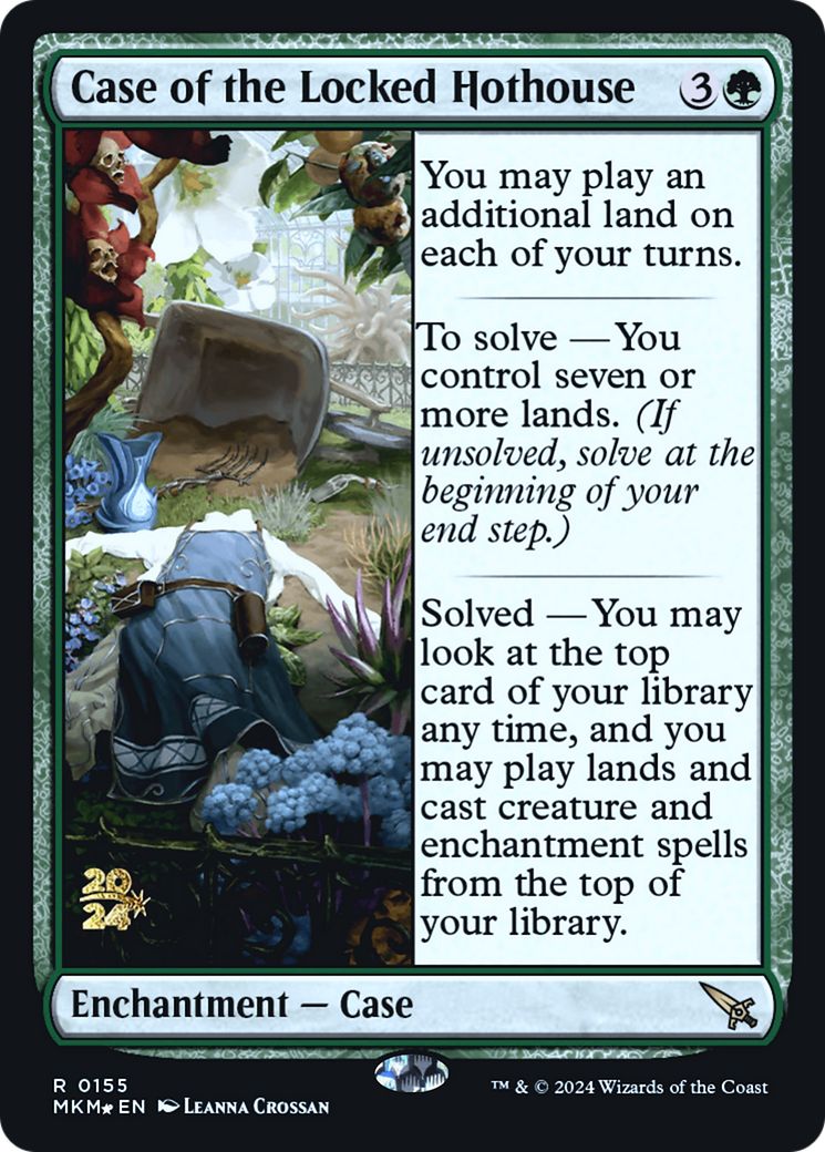 Case of the Locked Hothouse [Murders at Karlov Manor Prerelease Promos] | The Time Vault CA