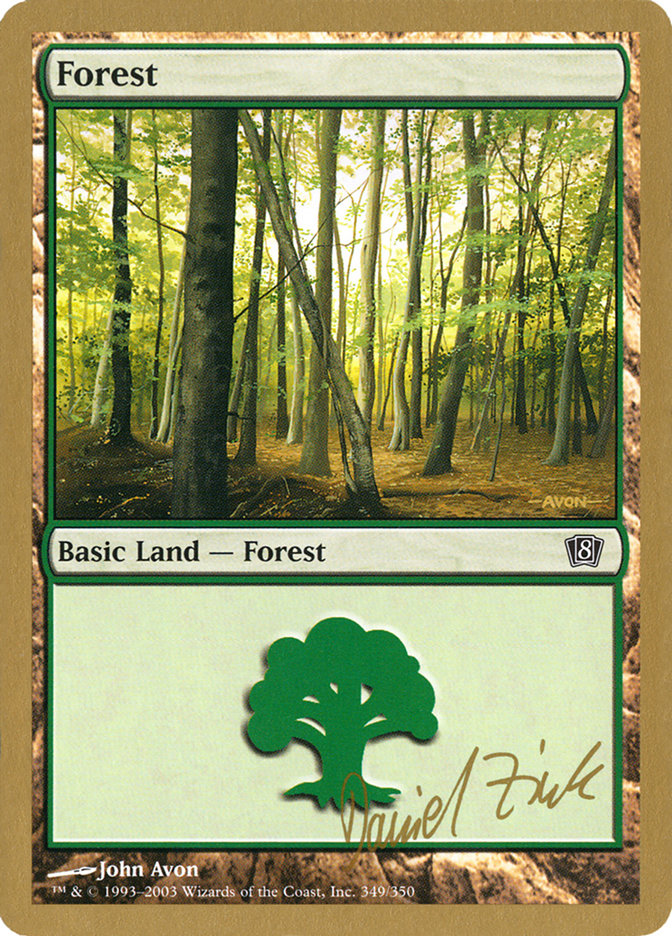 Forest (dz349) (Daniel Zink) [World Championship Decks 2003] | The Time Vault CA