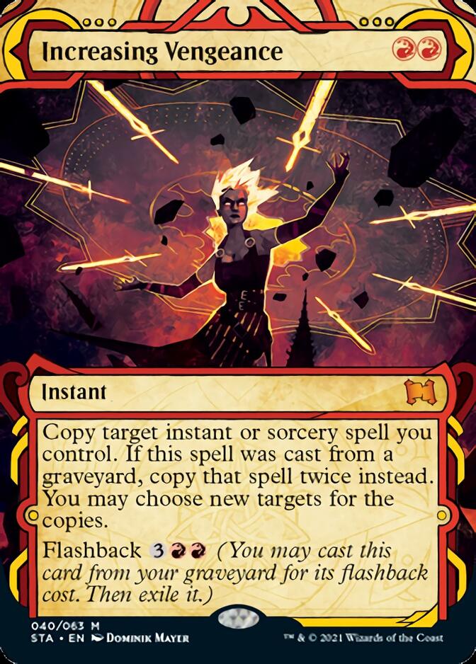 Increasing Vengeance (Foil Etched) [Strixhaven: Mystical Archive] | The Time Vault CA