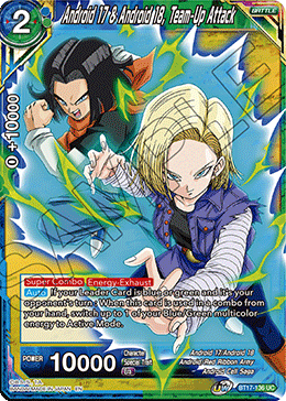 Android 17 & Android 18, Team-Up Attack (BT17-136) [Ultimate Squad] | The Time Vault CA