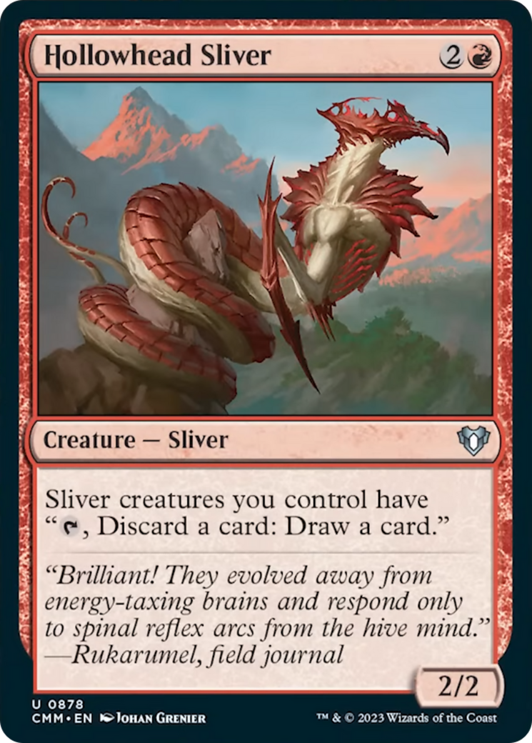 Hollowhead Sliver [Commander Masters] | The Time Vault CA