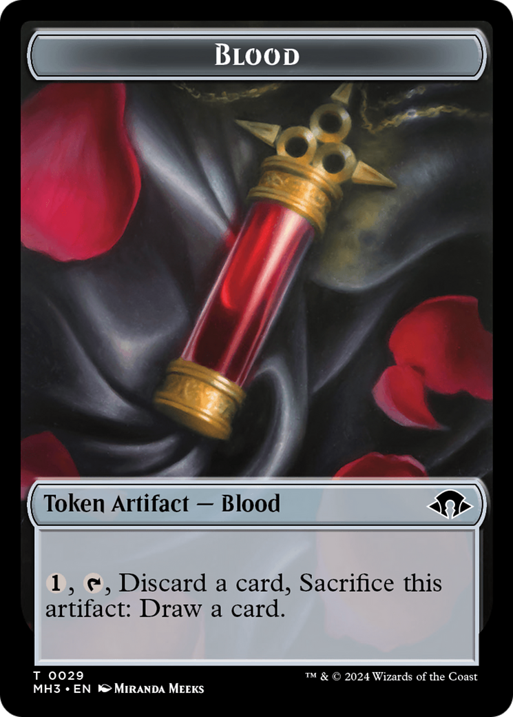 Eldrazi Spawn // Blood Double-Sided Token [Modern Horizons 3 Tokens] | The Time Vault CA