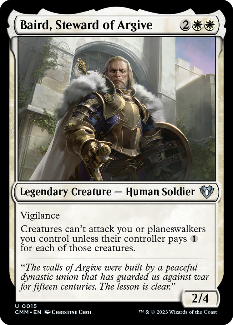 Baird, Steward of Argive [Commander Masters] | The Time Vault CA