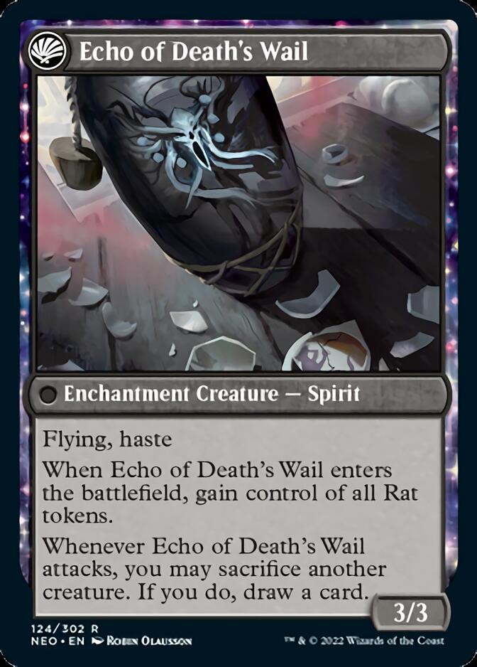 Tribute to Horobi // Echo of Death's Wail [Kamigawa: Neon Dynasty] | The Time Vault CA