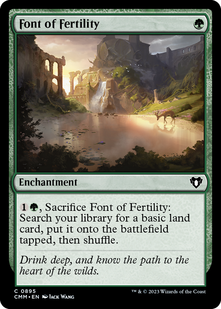 Font of Fertility [Commander Masters] | The Time Vault CA