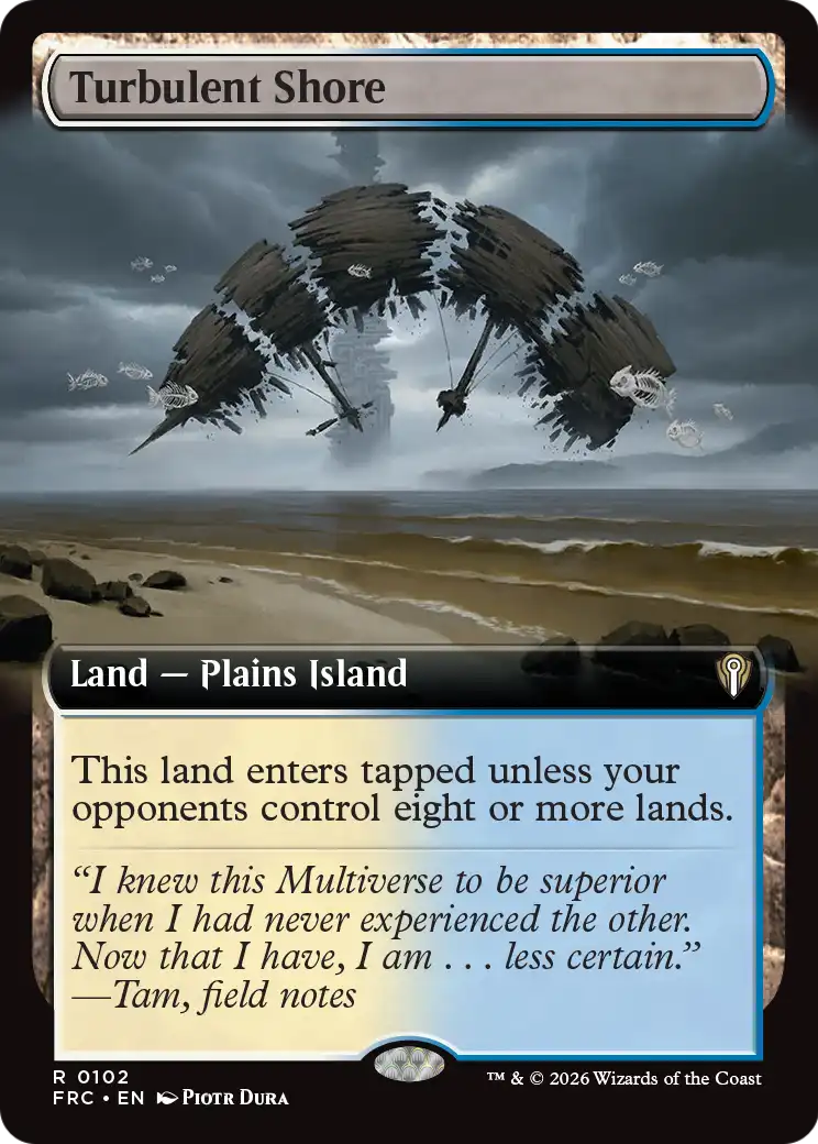 Turbulent Shore (Extended Art) [Reality Fracture Commander] | The Time Vault CA
