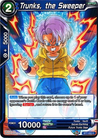 Trunks, the Sweeper (BT7-032) [Assault of the Saiyans] | The Time Vault CA