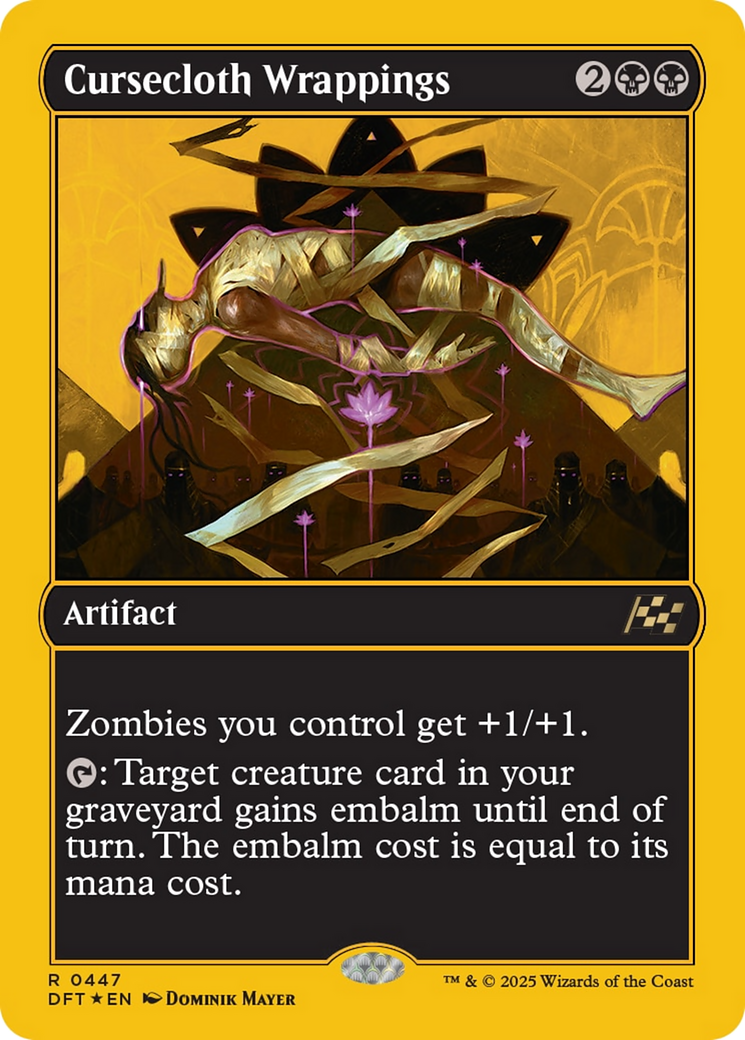 Cursecloth Wrappings (First-Place Foil) [Aetherdrift] | The Time Vault CA