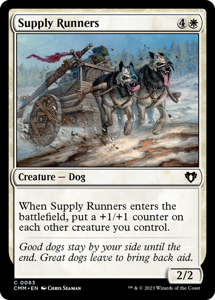 Supply Runners [Commander Masters] | The Time Vault CA